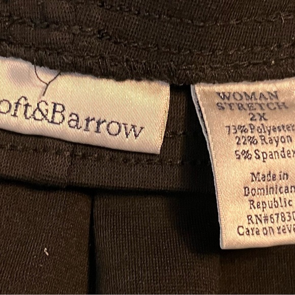 Black Dress Pants Croft And Barrow 2X - Picture 4 of 4